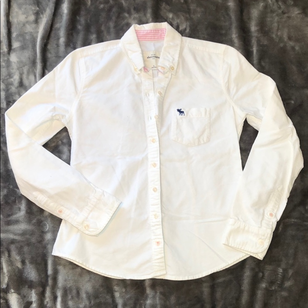 Abercrombie kids long sleeve button up